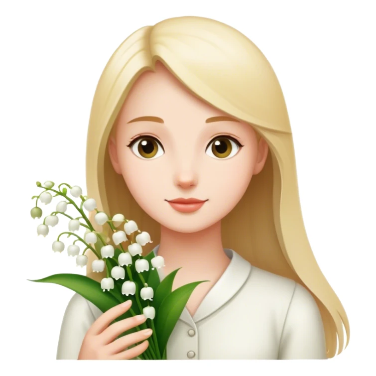 Lilly of the valley sticker