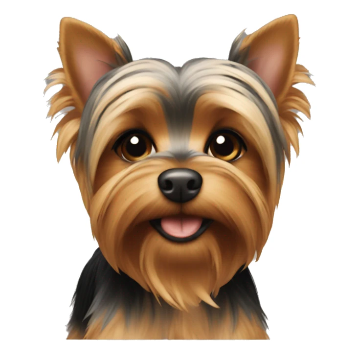 Yorkie belly sticker