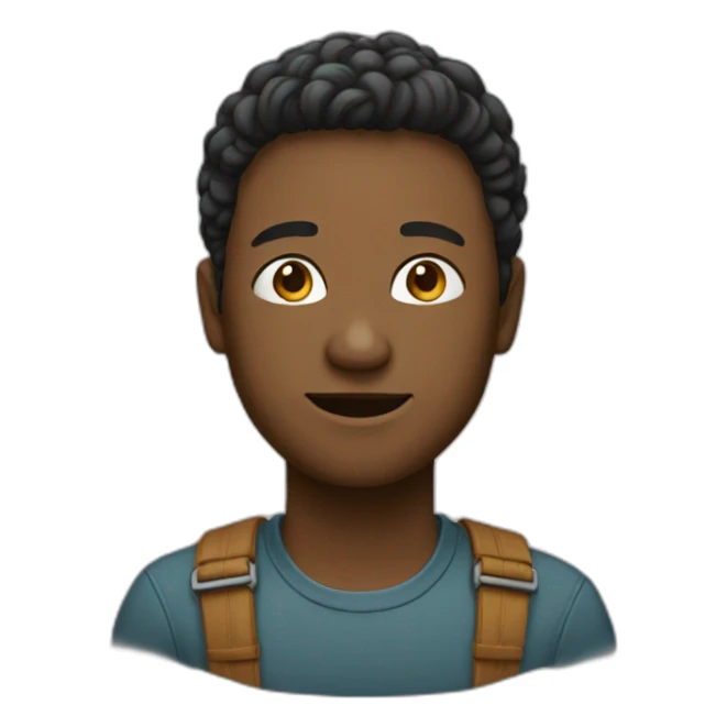 Personne qui fait un toz sticker