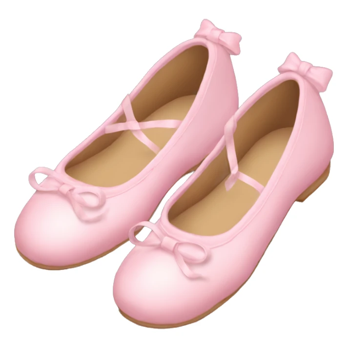 soft pink ballerina shoes sticker
