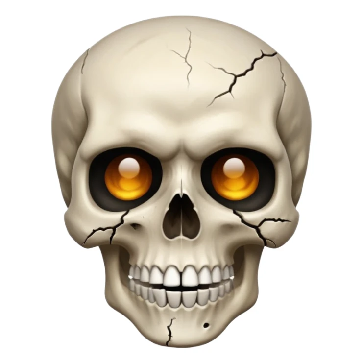 Uma caveira sigma falando palavrão sticker