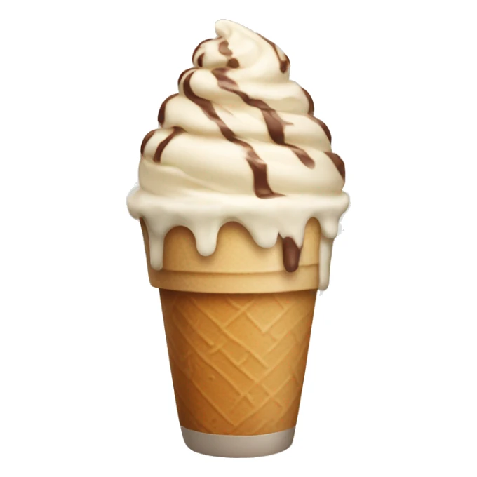 Ice cream latte sticker