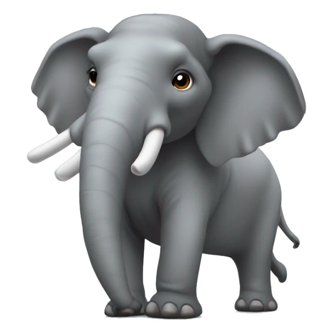 un mamut con una camiseta que tiene escrita la palabra ostil sticker