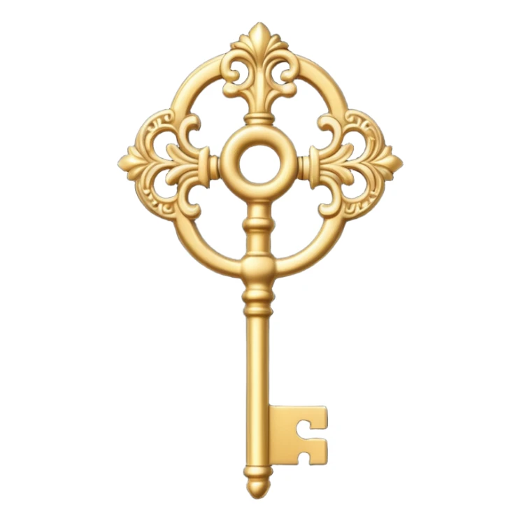 golden key sticker