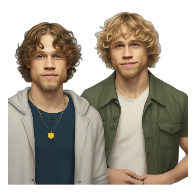 Charlie hunnam with Jack Harlow sticker