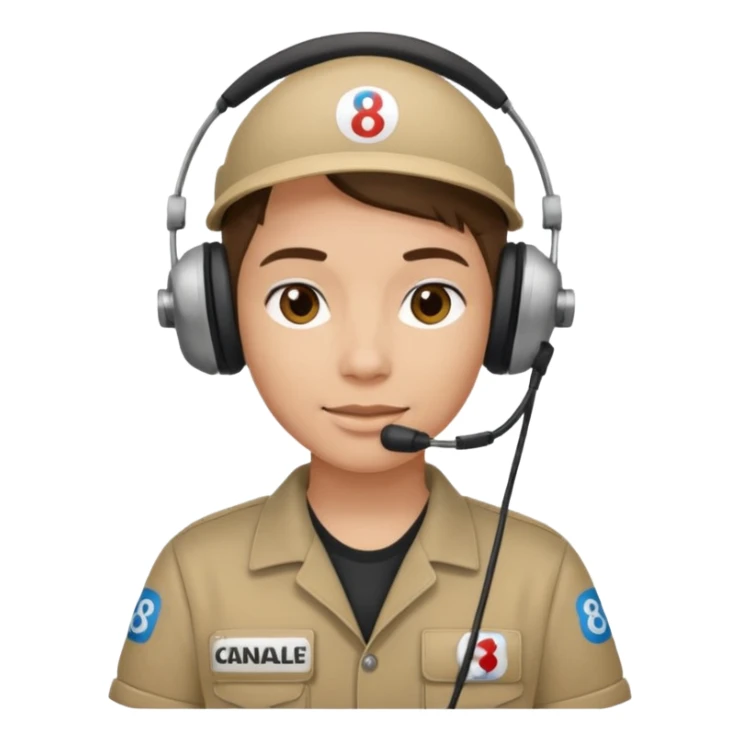 genera un logo da mettere come profilo su watsapp contenente come argomento un peratore di stazione radioamatore con sigla R20 facente parte del CANALE 8. Il logo deve essere ben fatto e ben definito con accenno anche al canale di appartenenza CANALE 8 sticker