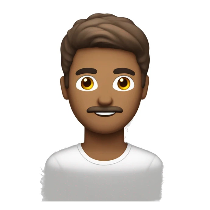 hombre mayor de ojos medio vedosos piel blanca y cabello marron sticker