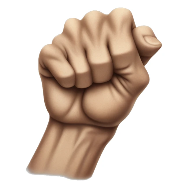 A hand with mottled muscle and a lion tattoo sticker