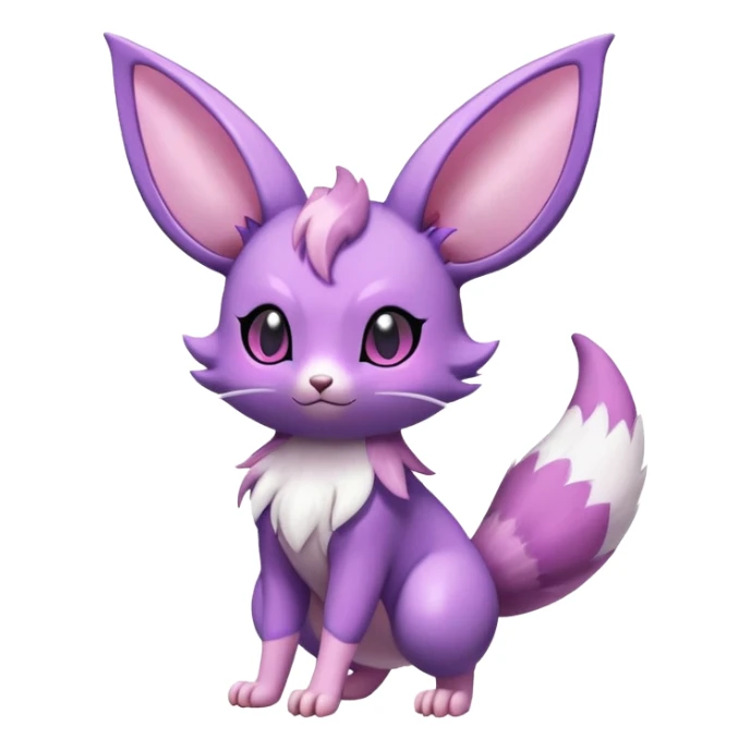 Shiny Furret-Espeon-Noibat-Hybrid (Full body) sticker