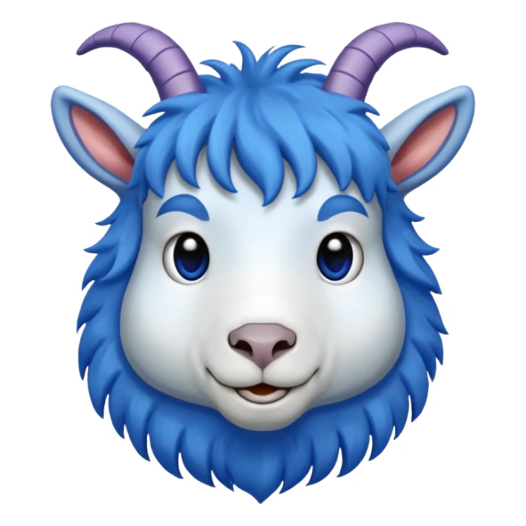 goat blue sticker