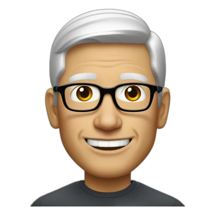 Tim Cook at Apple Park sticker
