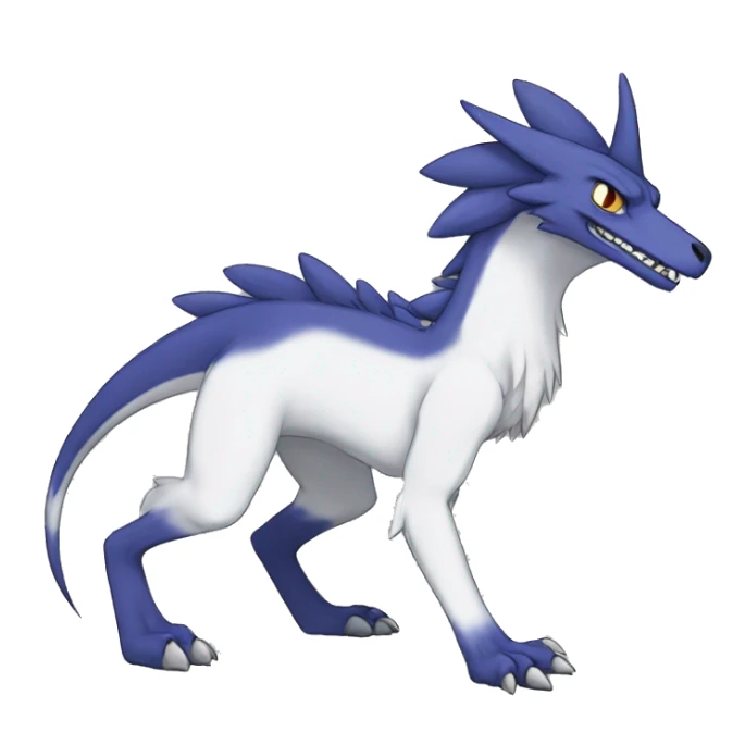 Lombax-Sergal-Vernid-Fakemon full body sticker