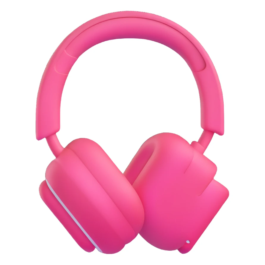 pink AirPods Max headphones sticker