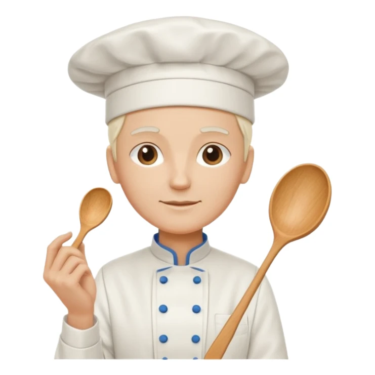 chef de cuisine, pop art, simple lines, flat sticker