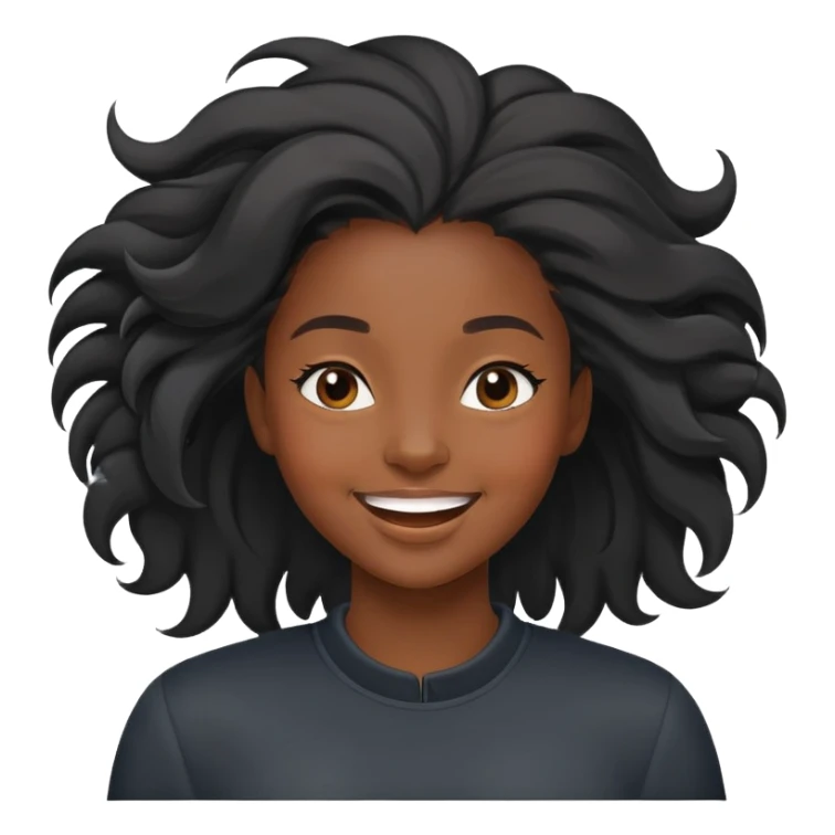 Black girl blown away sticker