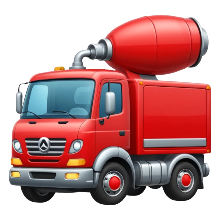 Camion avec des gyropahre sticker