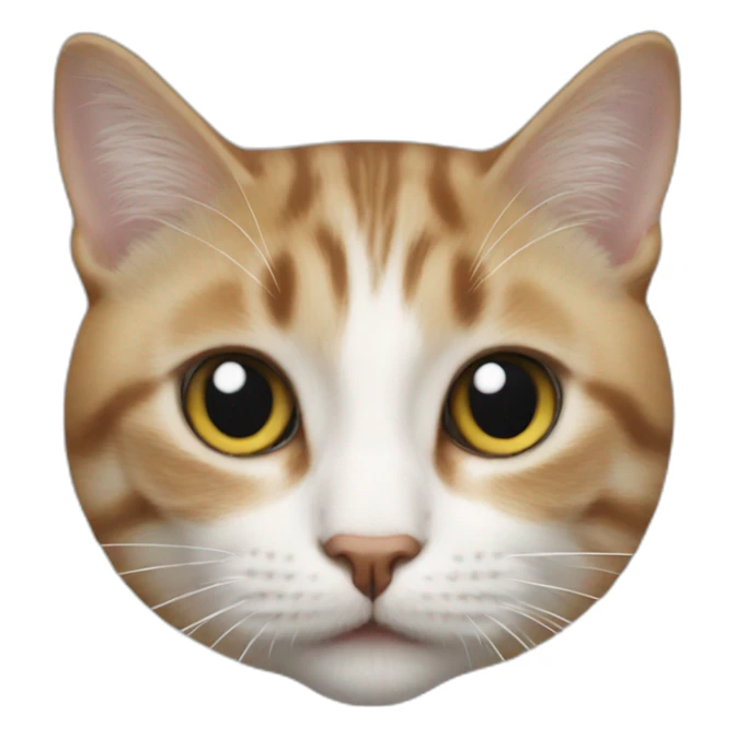 a photo of a cat sticker