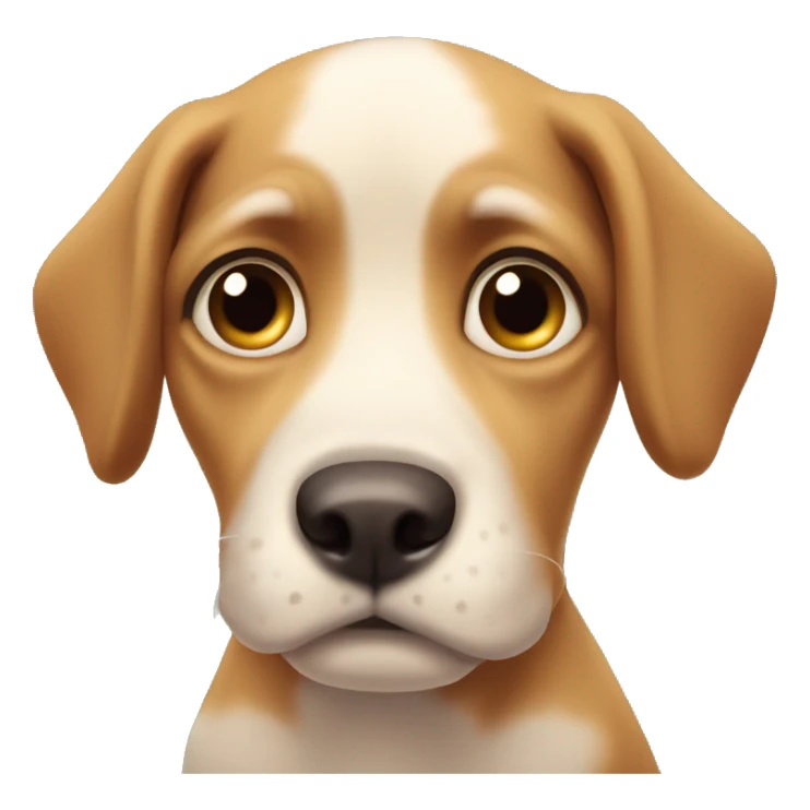 sad puppy dog greek eyes  sticker