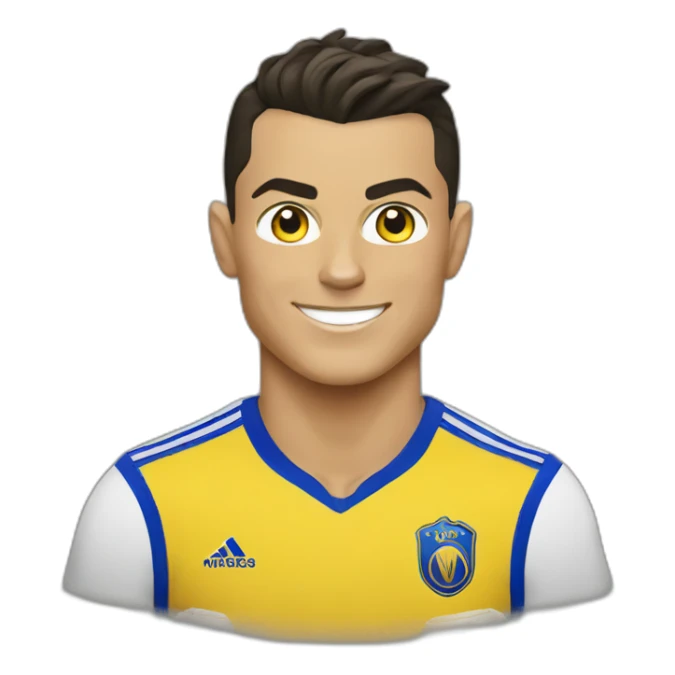 cristiano ronaldo at Al Nassr sticker