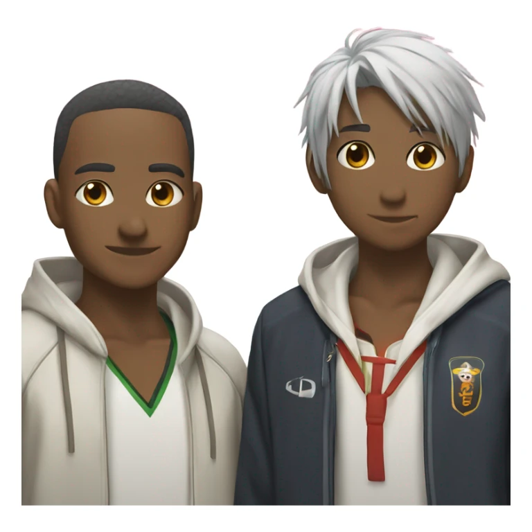 Kauru and hikaru from Oran host club sticker