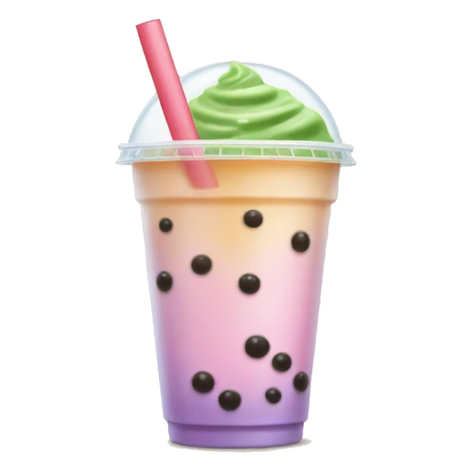 Bubble tea sticker