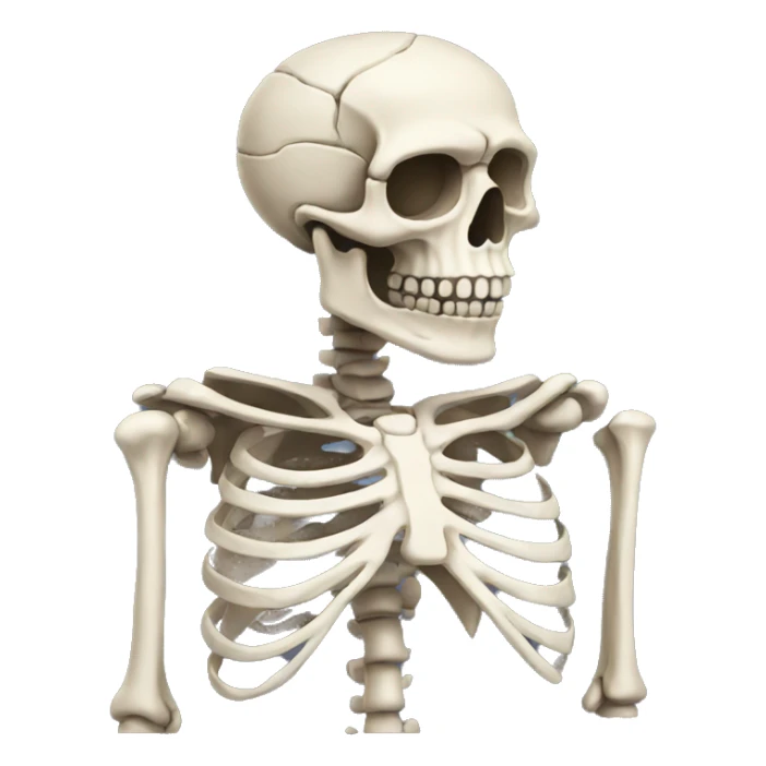 Skeleton sticker