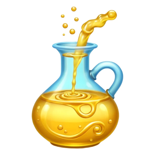golden neon potion  sticker