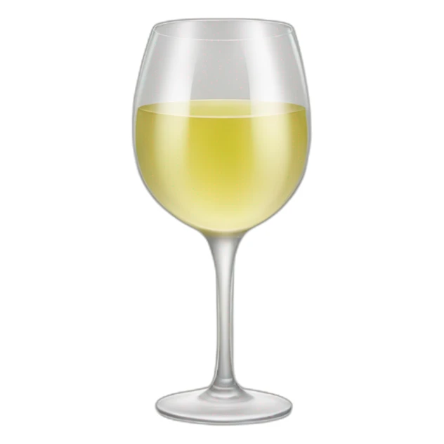 Glass of white wine sticker