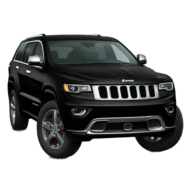 a black 2024 jeep grand cherokee sticker