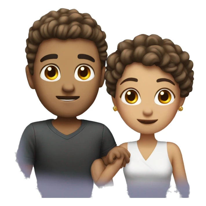 Couple hitting a 6 month anniversary  sticker