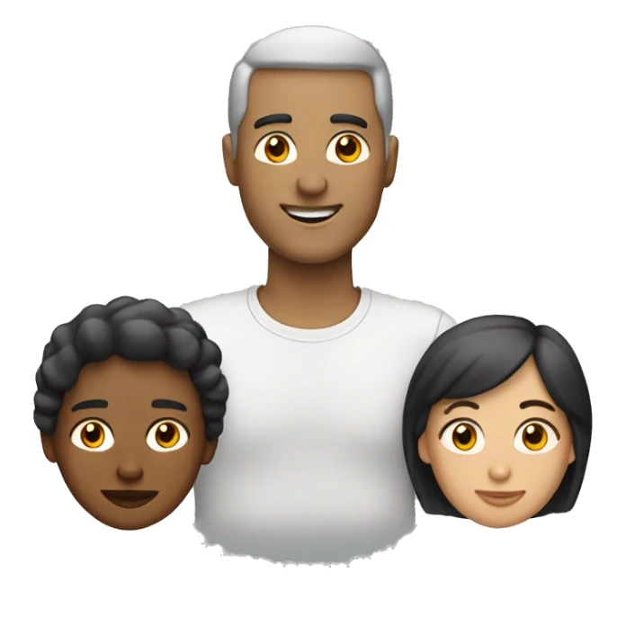 3 mujeres 1 hombre blanco sticker