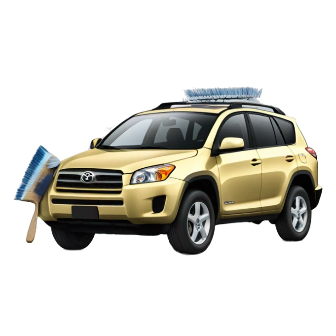 2009 Toyota RAV4 with brush guards sticker