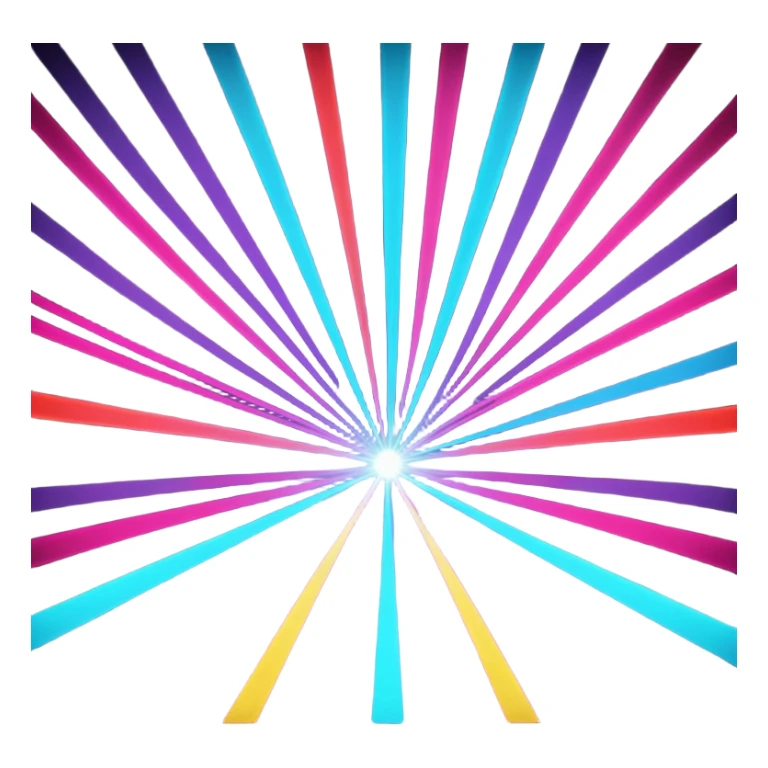 A laser-bar light projector casting neon streaks across the stage.
 sticker