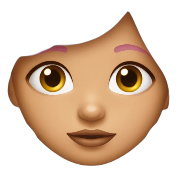 babygirl face sticker