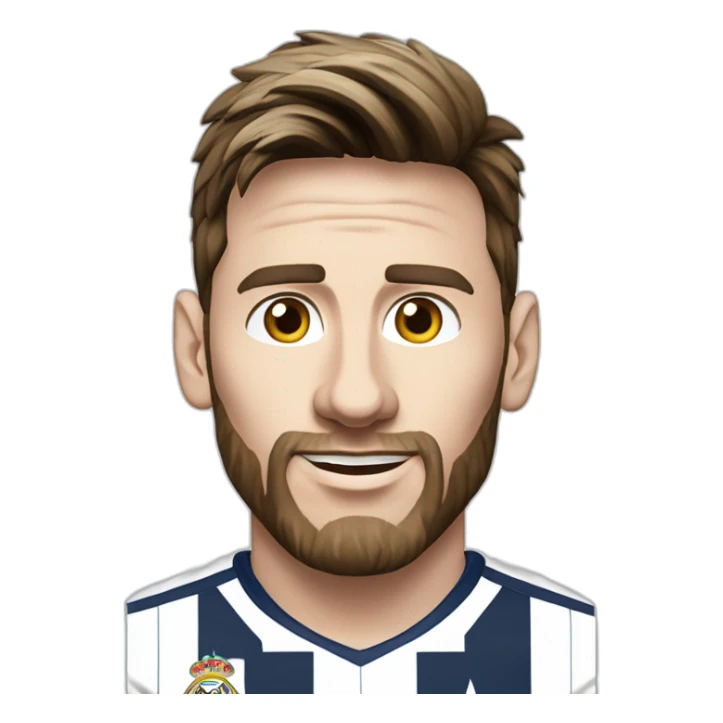 lionel-messi-in-real-madrid-shirt sticker