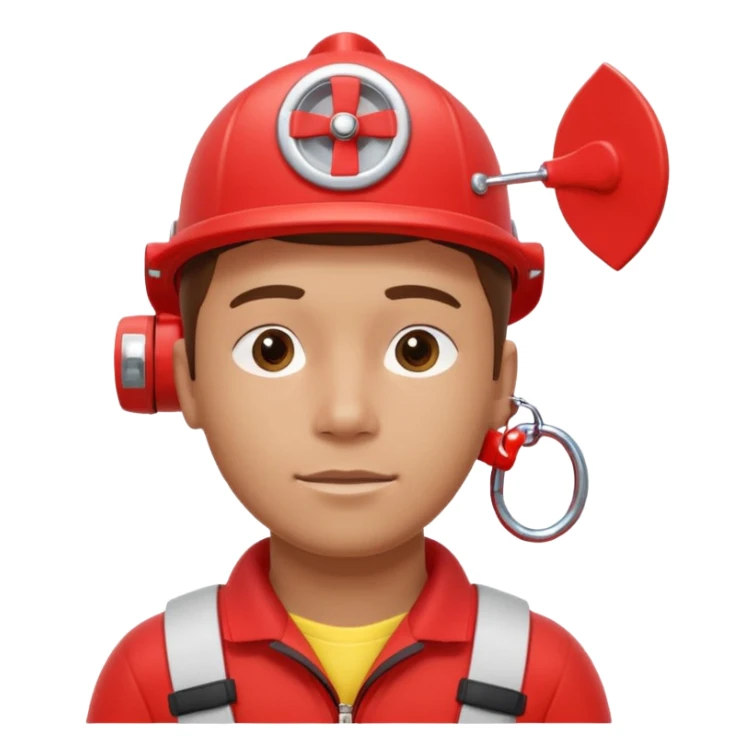 lifeguard portrait, head and shoulders only, wearing red lifeguard uniform, rescue whistle and buoy strap visible, confident alert expression, beach safety vibe, 3D cartoon, mobile game icon style, clean background, no text, no watermark
 sticker