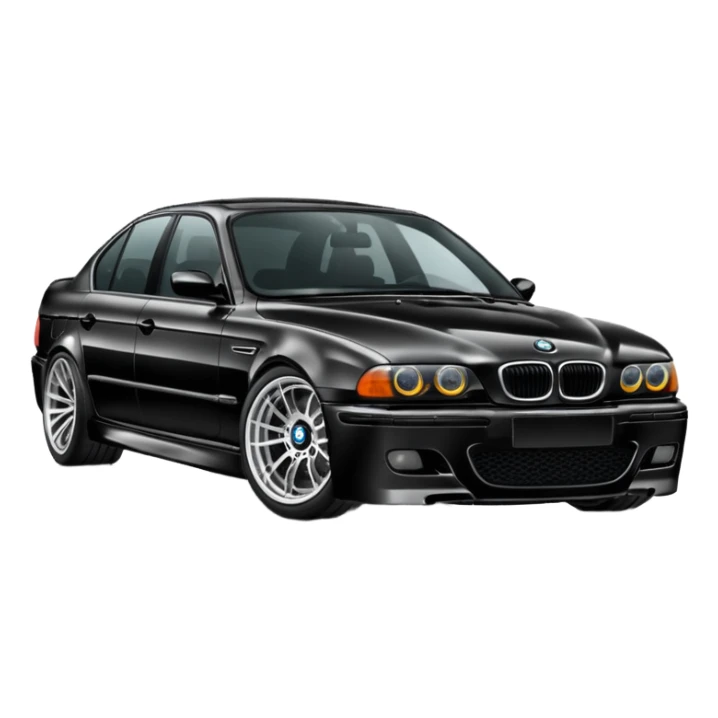 BMW M5 E39 Color Black sticker