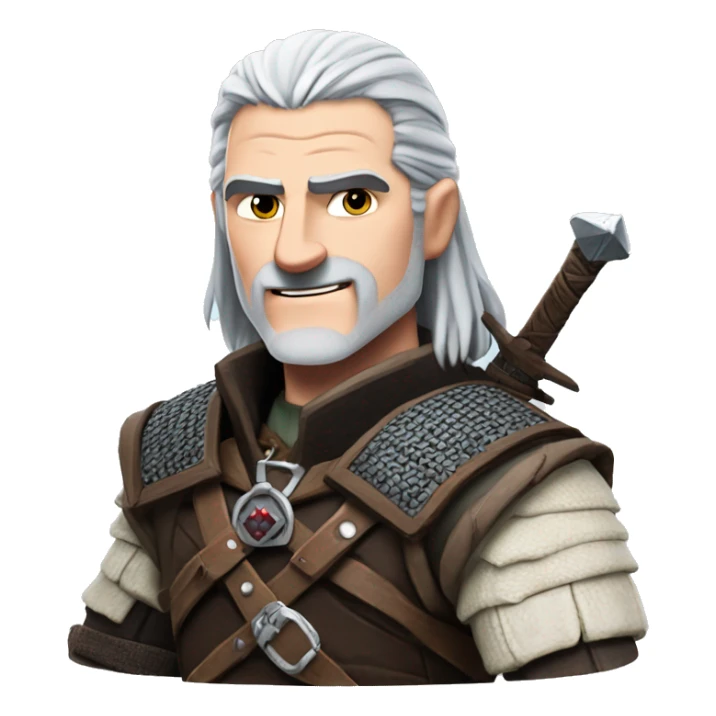 Witcher Geralt of Rivia, Thumb Up sticker