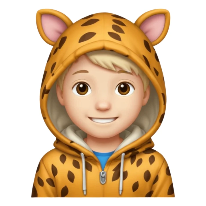 Animal Hoodie Kid sticker