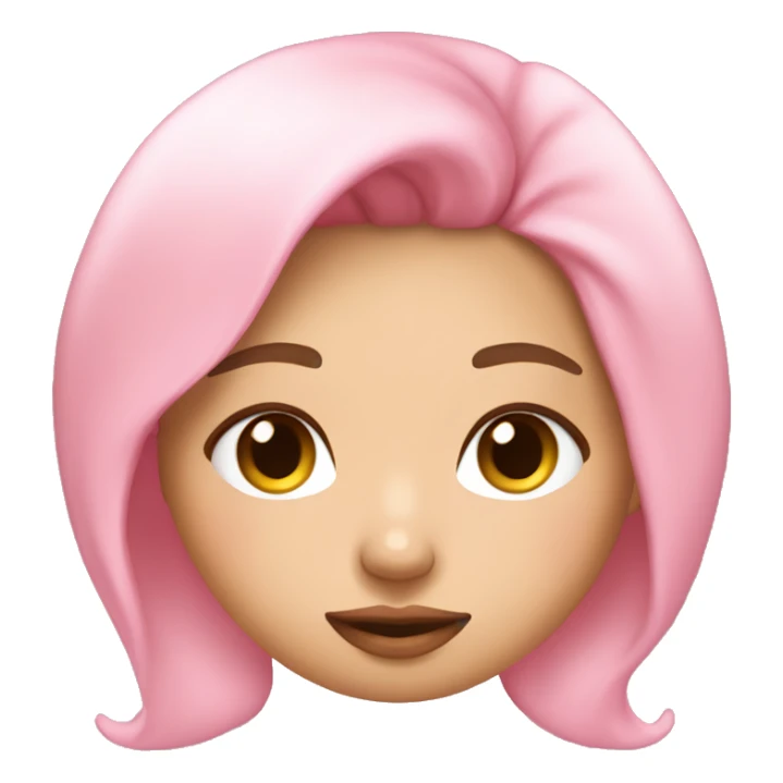 Coquette cute pink sleepy girl  sticker