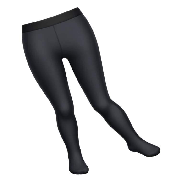 meia calça dobrado isolada sozinha sticker