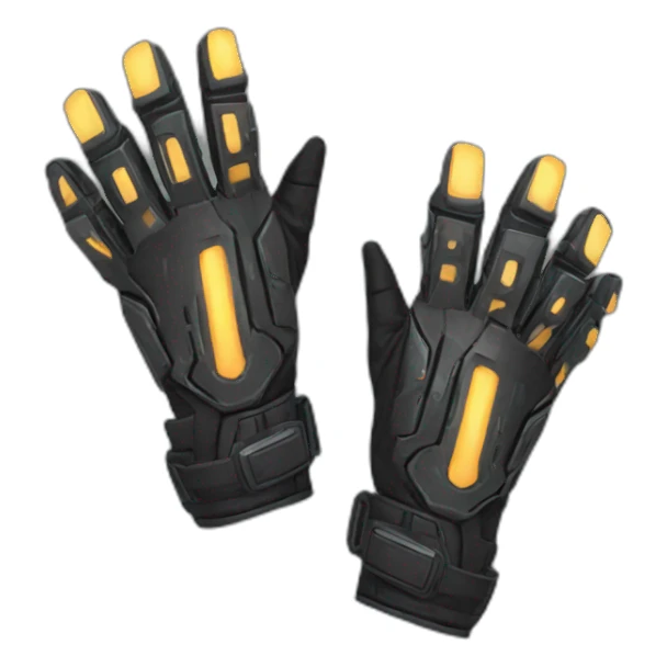 Futuristic Doom Gloves sticker
