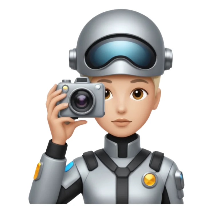 fotógrafo futurista sticker