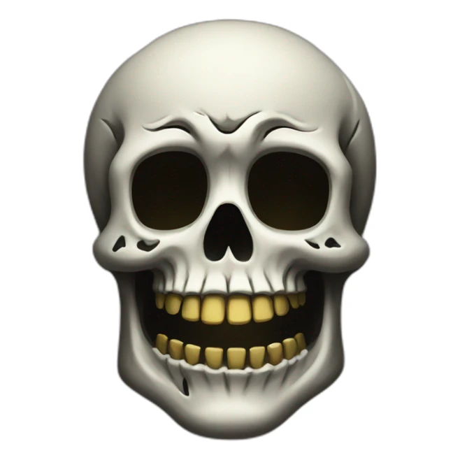 skull day of dead sticker