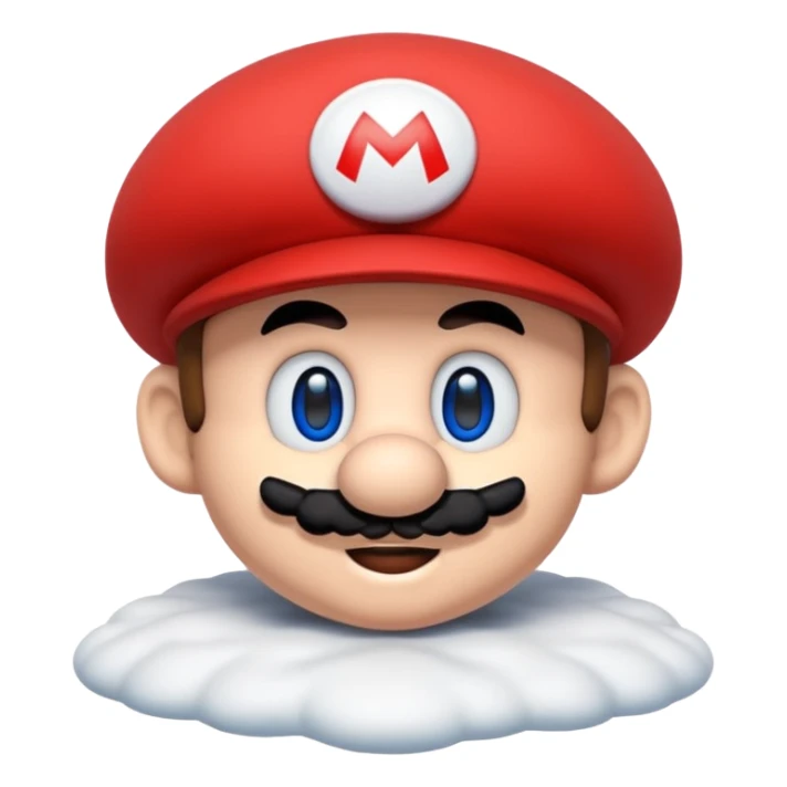 Ein Pudel im aussehen vom SuperMario Universum sticker