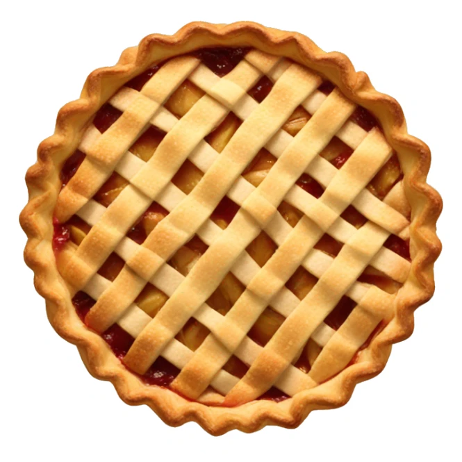 Apple pie sticker