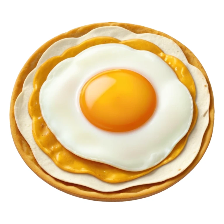 tostada con huevo sticker