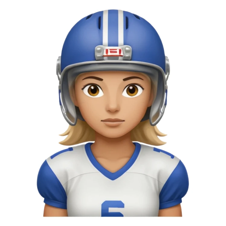 Football Players, Female player sticker
