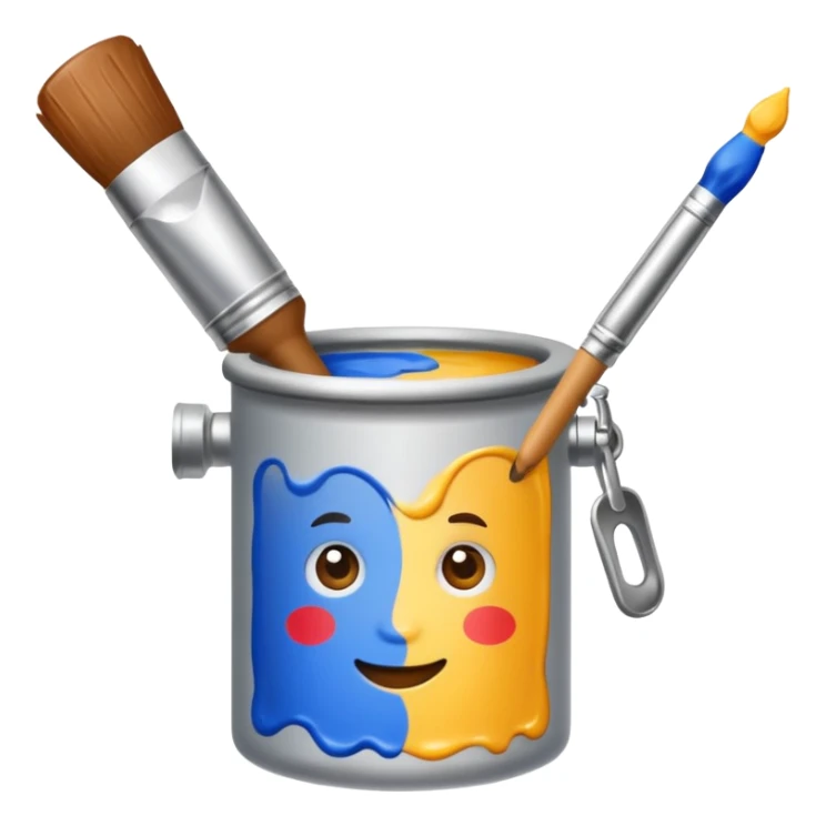 artist paint tube  sticker