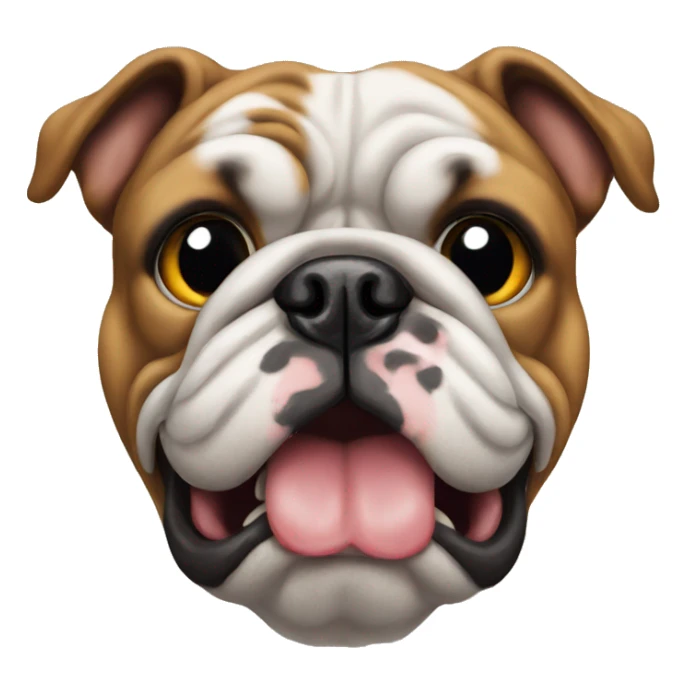 A bulldog sticker